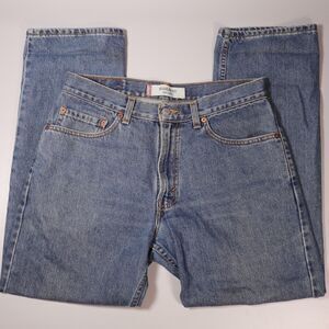 Levi's 505 Mens 33x30 Regular Fit Straight Leg Denim Blue Jeans Made in Canada